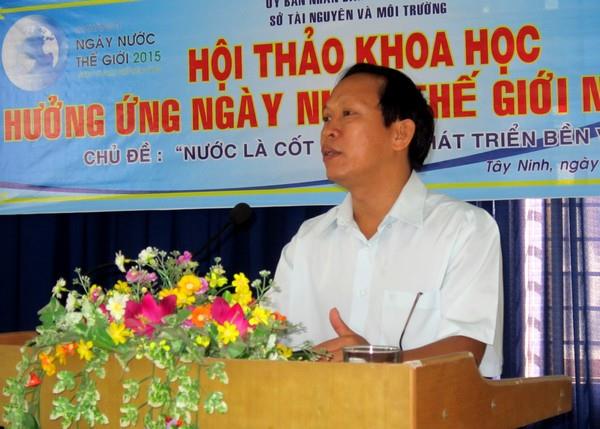 Hội thảo khoa học “Nước là cốt lõi của sự phát triển bền vững” 